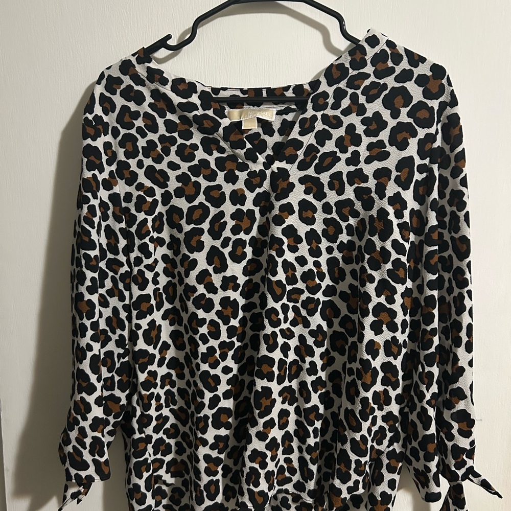 MK Leopard Print Women's Top